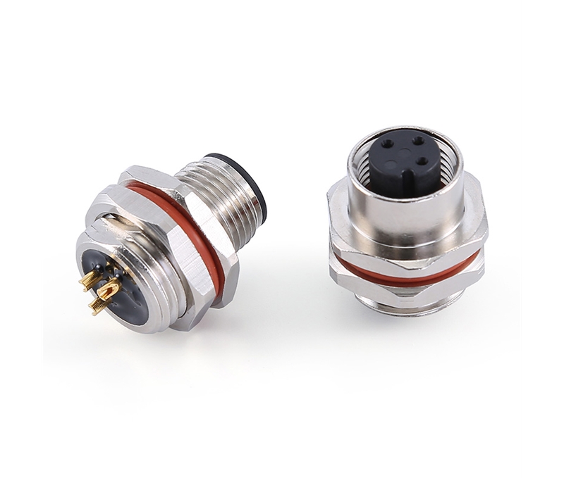 M12 panel mount conn...